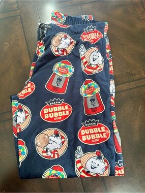 Navy Men’s Pajama Pants - Double Bubble Gum Print